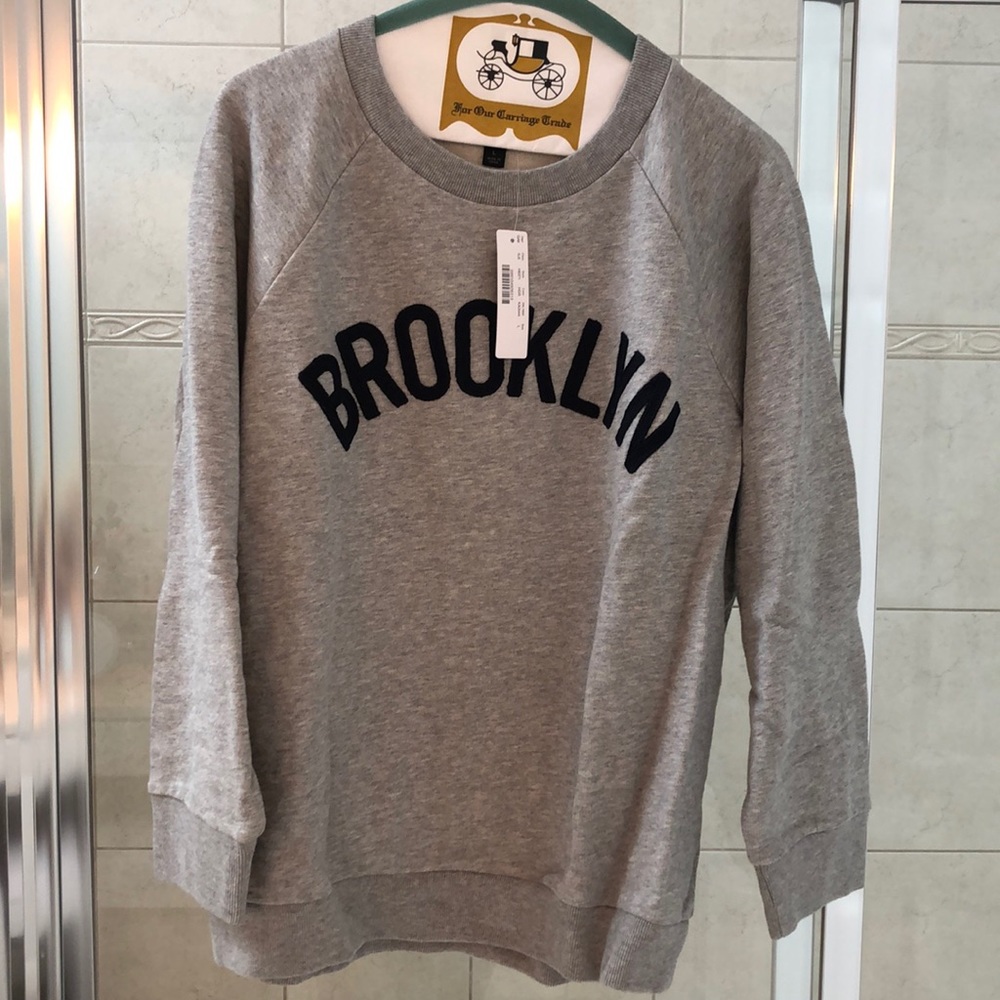 Jcrew sweatshirt NWT large
